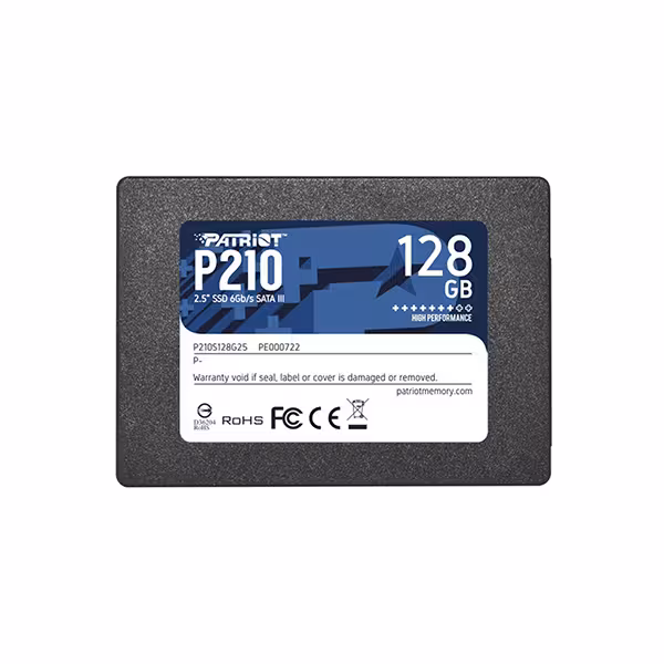 حافظه اس اس دی اینترنال پتریوت مدل P210 ظرفیت 128 گیگابایت