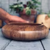 ظرف چوبی گردو کد 893