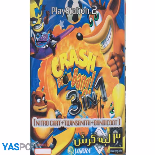 مجموعه بازی کراش 1IN3 برای PS2