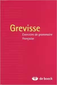 کتاب زبان فرانسه گرویس اکسرسیز Grevisse exercices de grammaire francaise