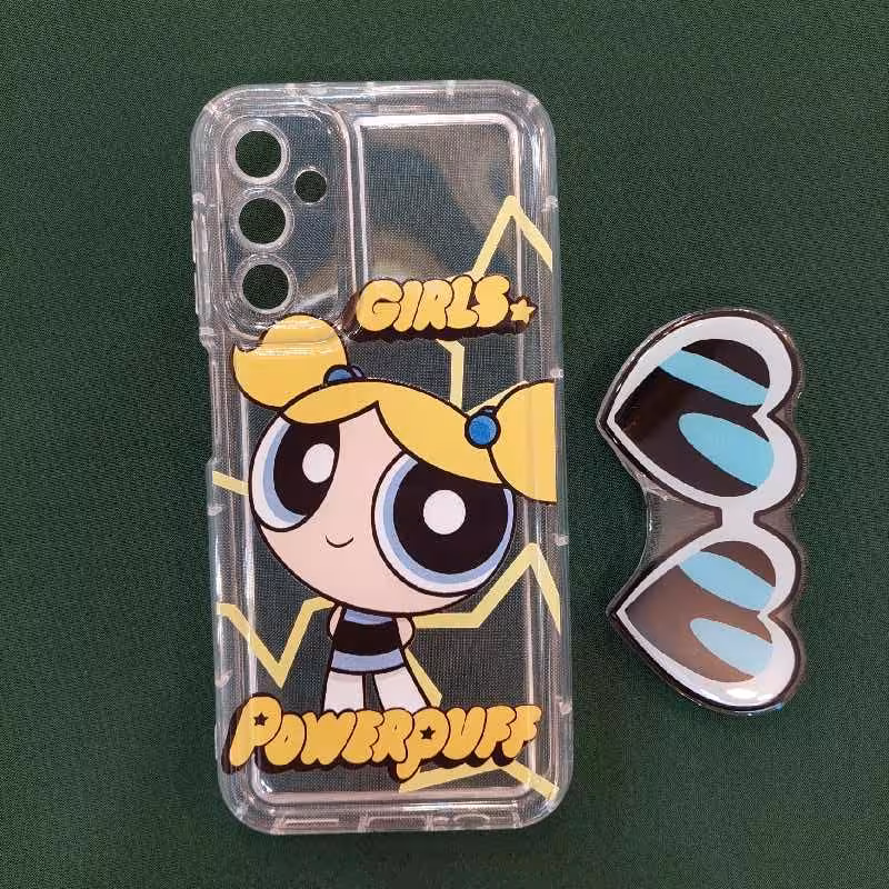 قاب ژله ای پشت شفاف کارتونی D سامسونگ A52