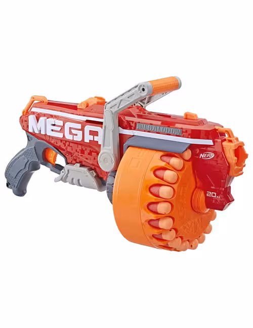 تفنگ نرف مگا مگالودون با خشاب چرخشی برند Hasbro