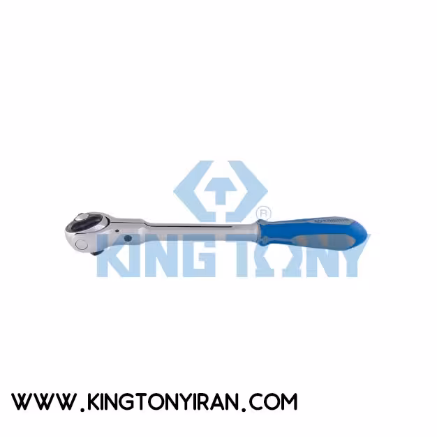 3752-09G – دسته بکس جغجغه 360 درجه 3/8 درايو – روکشدار 23  سانت  کينگ توني