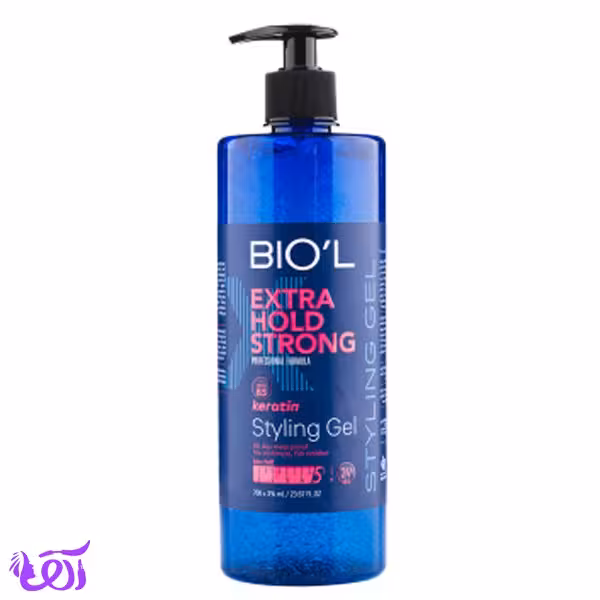 ژل مو پمپی BIOL با قدرت نگه دارندگی بالا حجم 700ML