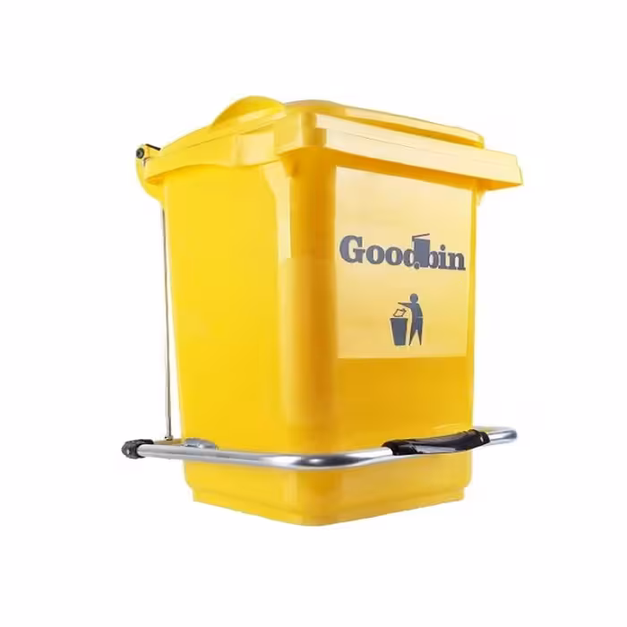 سطل زباله پدال آهنی گودبین ظرفیت 40 لیتری