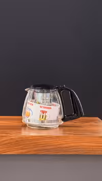 قوری چای ساز پیرکس وارداتی A091B-750ml black