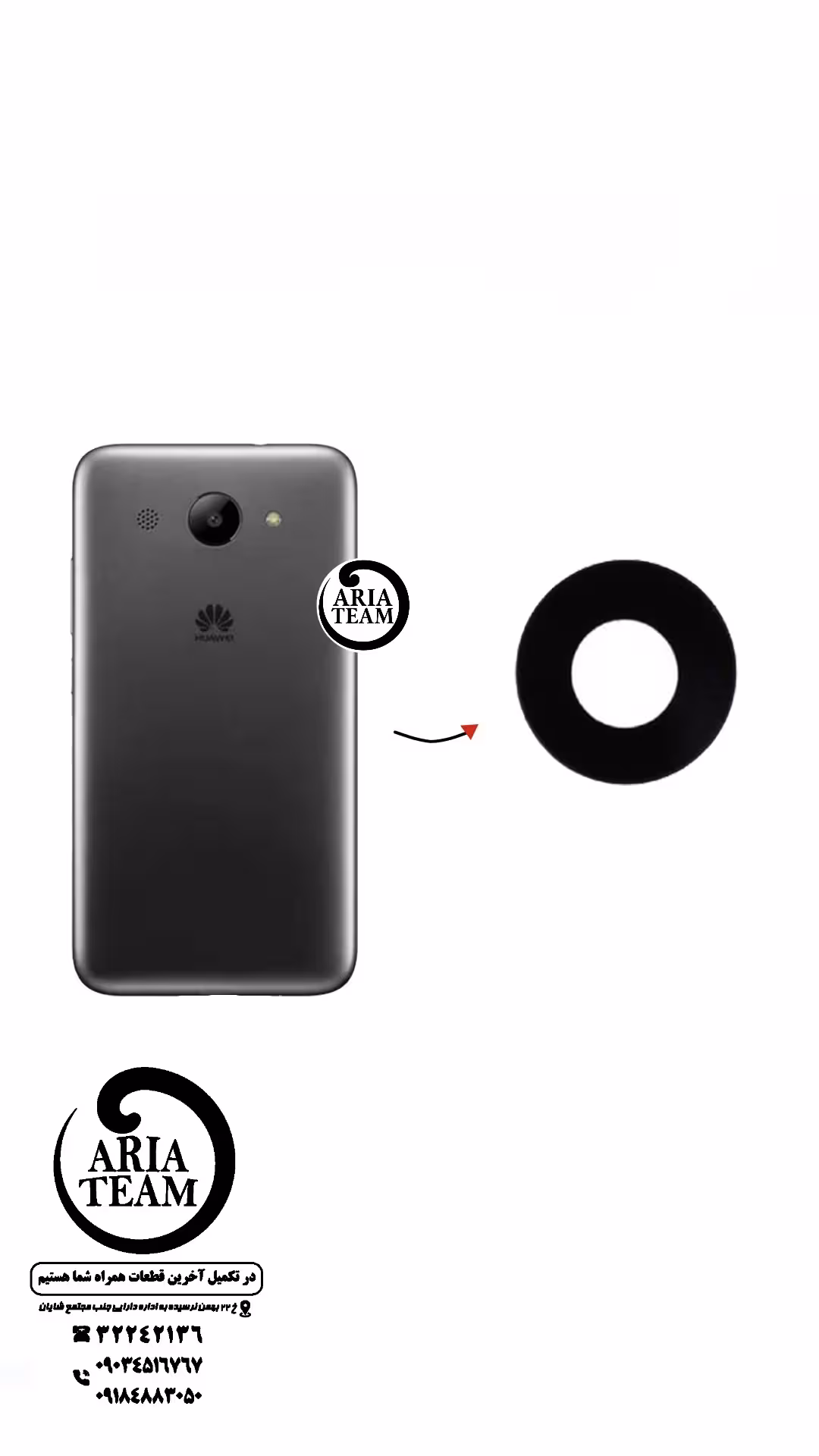 شیشه لنز دوربین هوآوی y3 2017 / y3_2