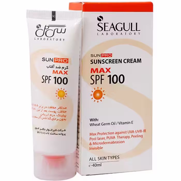 کرم ضد آفتاب SPF100 سی گل