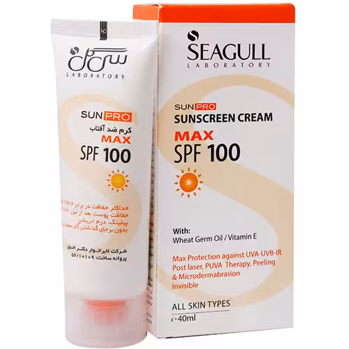 کرم ضد آفتاب SPF100 سی گل