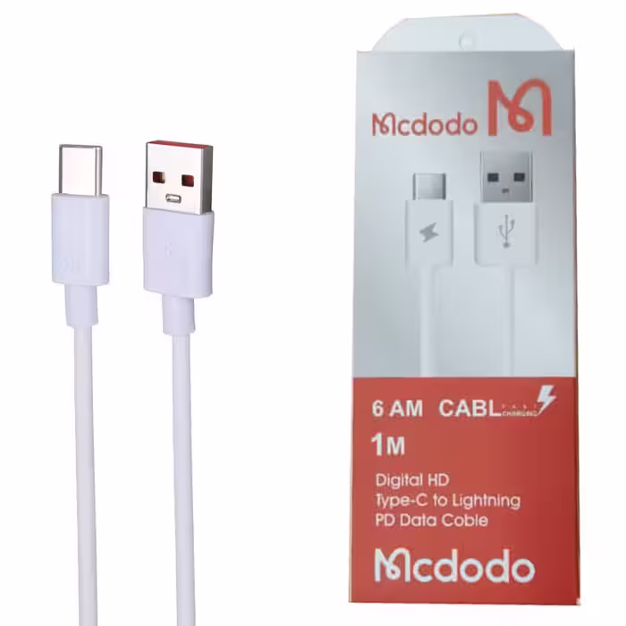 کابل شارژ و دیتا Type-C فست 1متری MCdodo
