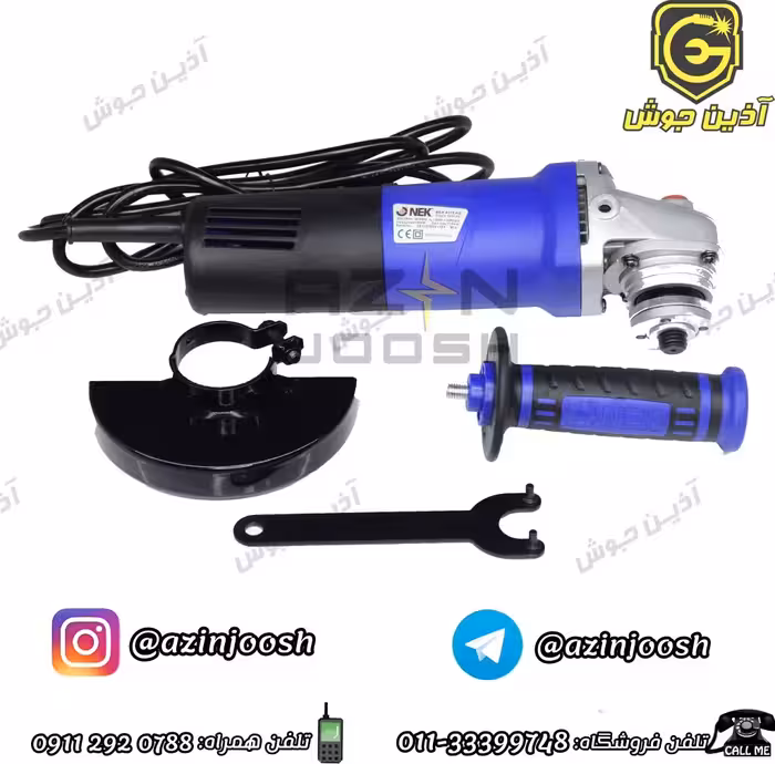 مینی فرز 800 وات دیمردار نک Nek مدل AG8115