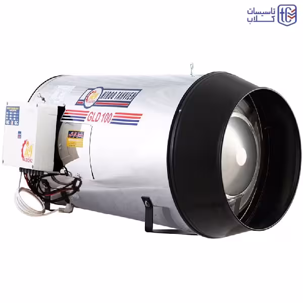 جت هیتر نیرو تهویه البرز تک موتوره دوگانه سوز مدل GLD100