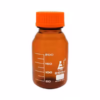 بطري درب پيچ دار تیره مدرج 2000ml Eisco