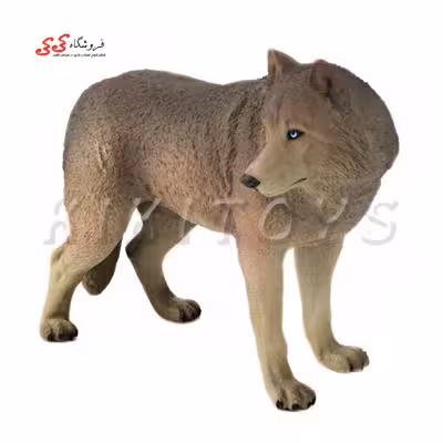 فیگور حیوانات گرگ خاکستری figure of wolf