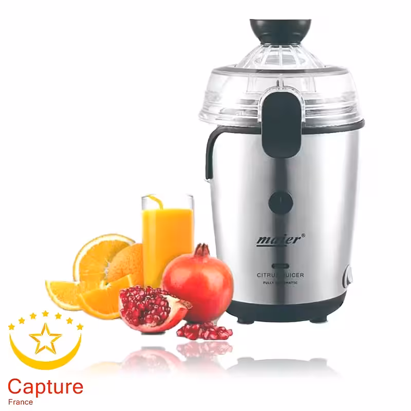 آب مرکبات مایر MR-5085 | آبپرتقالگیر تمام استیل اتوماتیک