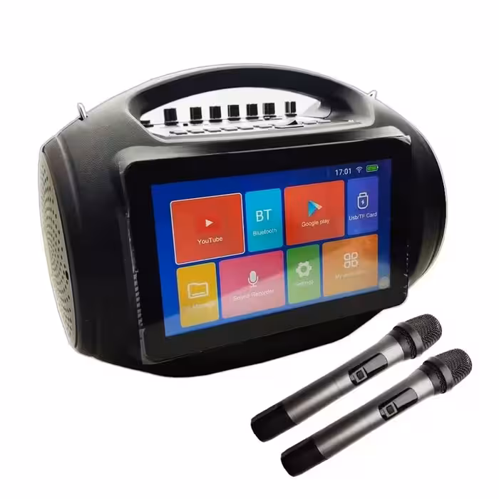 اسپیکر بلوتوثی قابل حمل مدل مانیتوردار اندرویدی کد5510