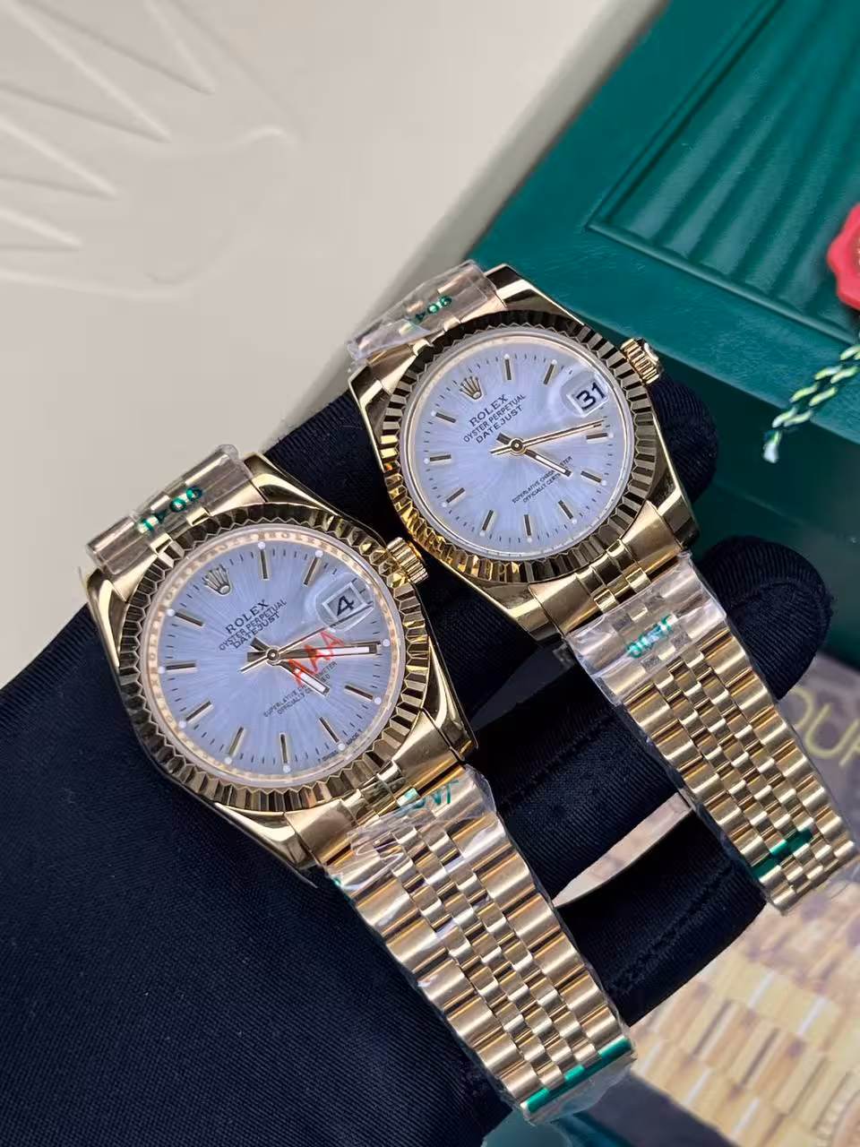 رولکس دیجاست طلایی صفحه سیلور اندیکس خط Rolex Datejust