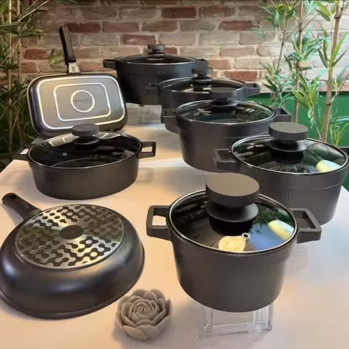 سرویس قابلمه 15 پارچه یونیک مدل دیاموند 8524