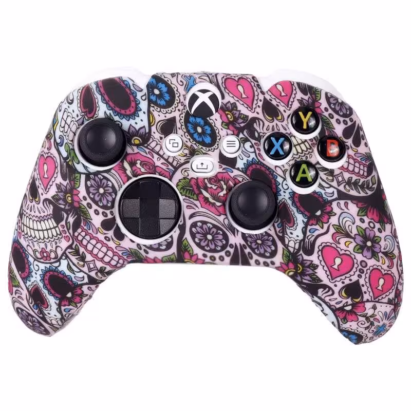 روکش دسته بازی Xbox X/S طرح اسکلت و قلب