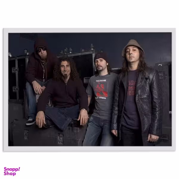 تابلو نوری بکلیت مدل طرح گروه System Of A Down مدل لایت باکس W-s1987