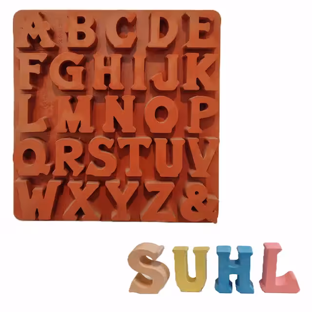 قالب سیلیکون حروف لاتین بزرگ