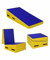 Folding inclined mat