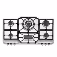 اجاق گاز رومیزی شش شعله‌ مدل S6901 استیل البرز