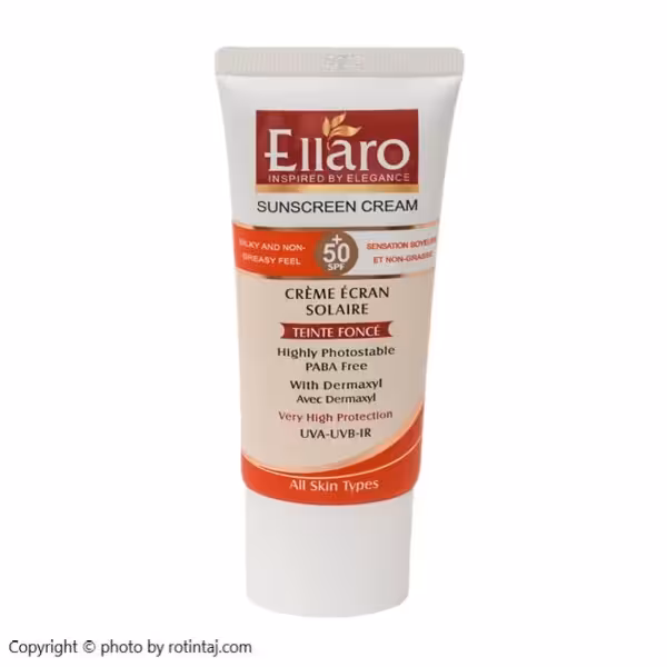 ضد آفتاب بژ طبیعی SPF50 الارو مناسب انواع پوست