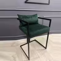 صندلی کانتر مدل ناپل مربع، مناسب اپن بار و نهارخوری، رنگ مشکی استاتیک