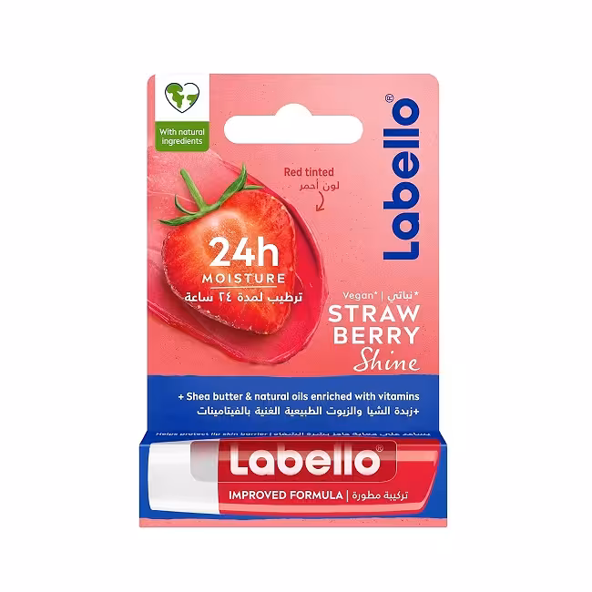 بالم لب شاین توت فرنگی لابلو Labello