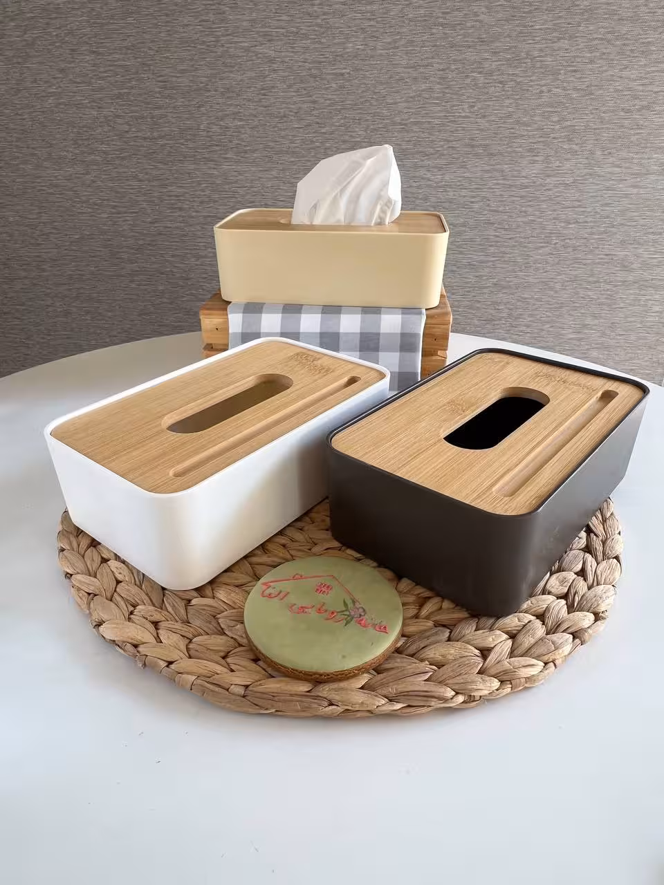 جا دستمال کاغذی 100 برگ طرح ایکیا