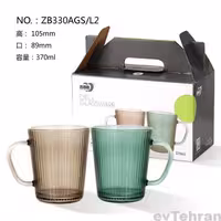 لیوان طره کلاسیک 370 میل دلی گلس (Deliglass) – ست جفتی