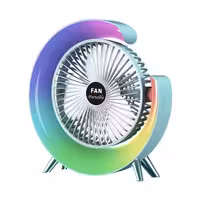 پنکه رومیزی مدل چراغ دار Colorful | چاوه