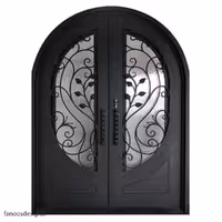 درب ورودی ساختمان آهنی دو لنگه کد 1124