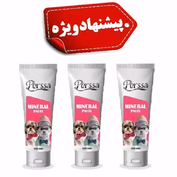 خمیر مینرال سگ پرسا (پک سه عددی)