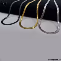 زنجیر ماری مردانه پهن 60 سانت (3 میل)