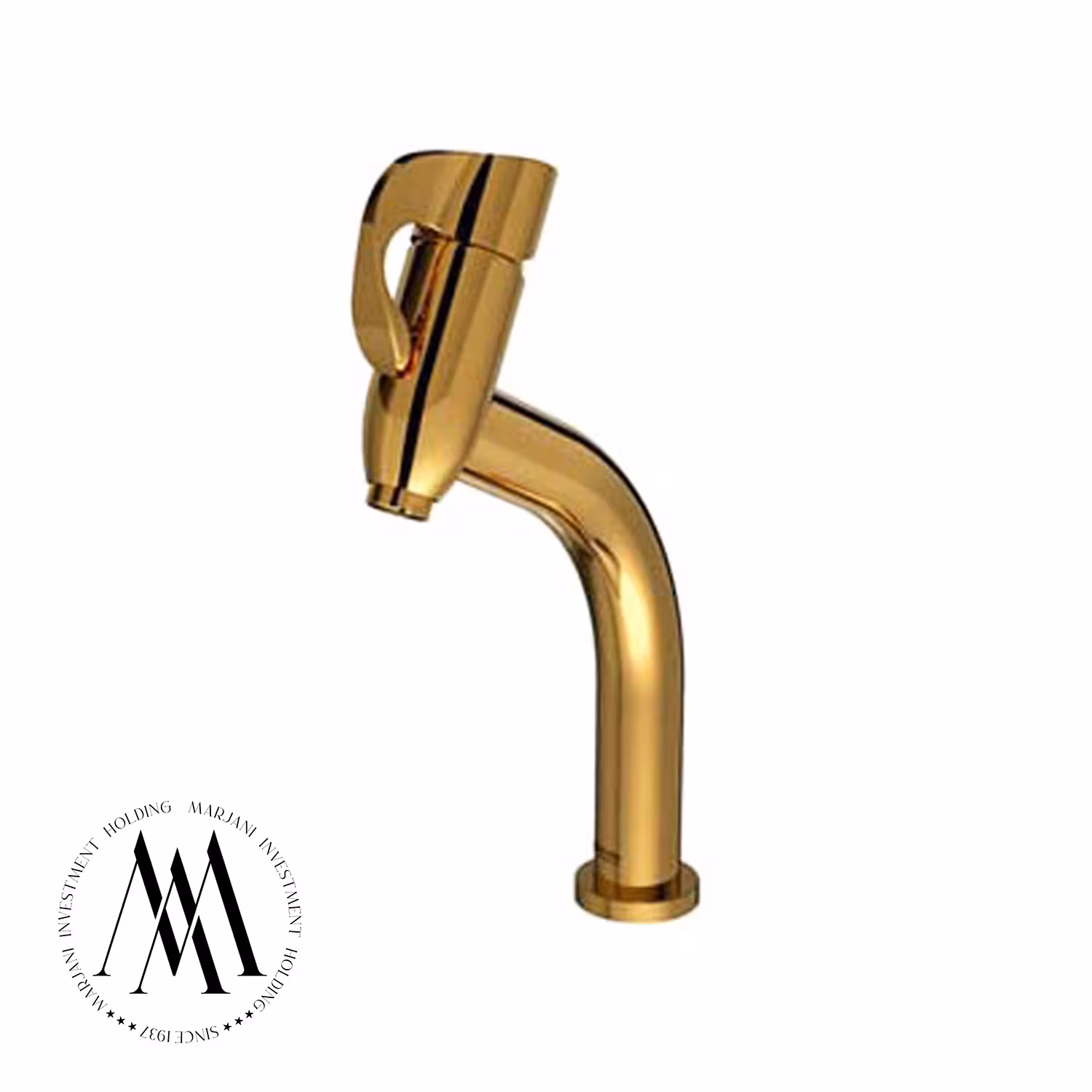 شیر روشویی شودر مدل دانته پایه بلند (طلا)