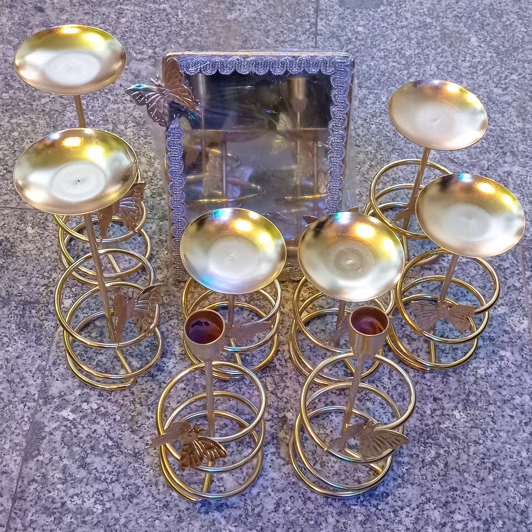 هفت سین فلزی رنگ ثابت جدید و شیک