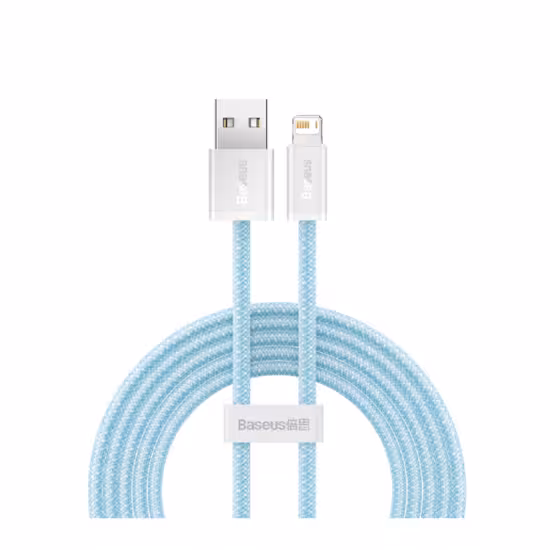 کابل 1 متری USB به Lightning بیسوس مدل Baseus Dynamic Series CALD0004