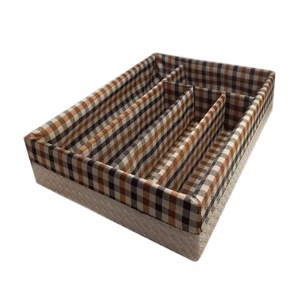 جا قاشقی کابینتی مدل 5 خانه چرمی کد 5717