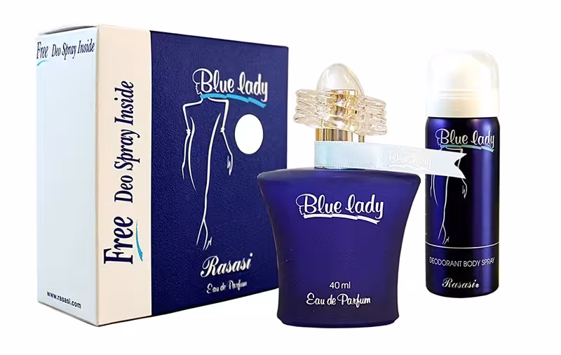 عطر ادکلن بلو لیدی زنانه رصاصی Blue Lady Rasasi حجم 40