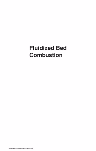 خرید و دانلود نسخه کامل کتاب Fluidized Bed Combustion