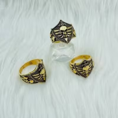 انگشتر طلاروس طرح دارجدید5