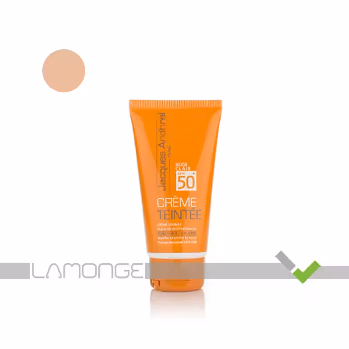 کرم ضد آفتاب رنگی SPF50 ژاک آندرل پاریس مناسب پوست خشک و معمولی