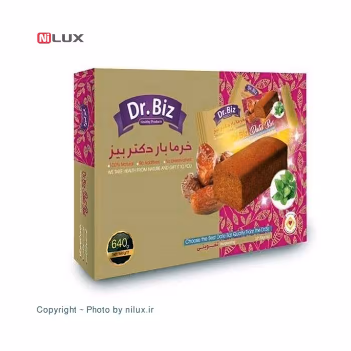 خرما بار تقویتی دکتر بیز 640 گرمی