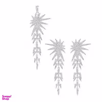 نیم ست نقره زنانه اقلیمه کد NN351