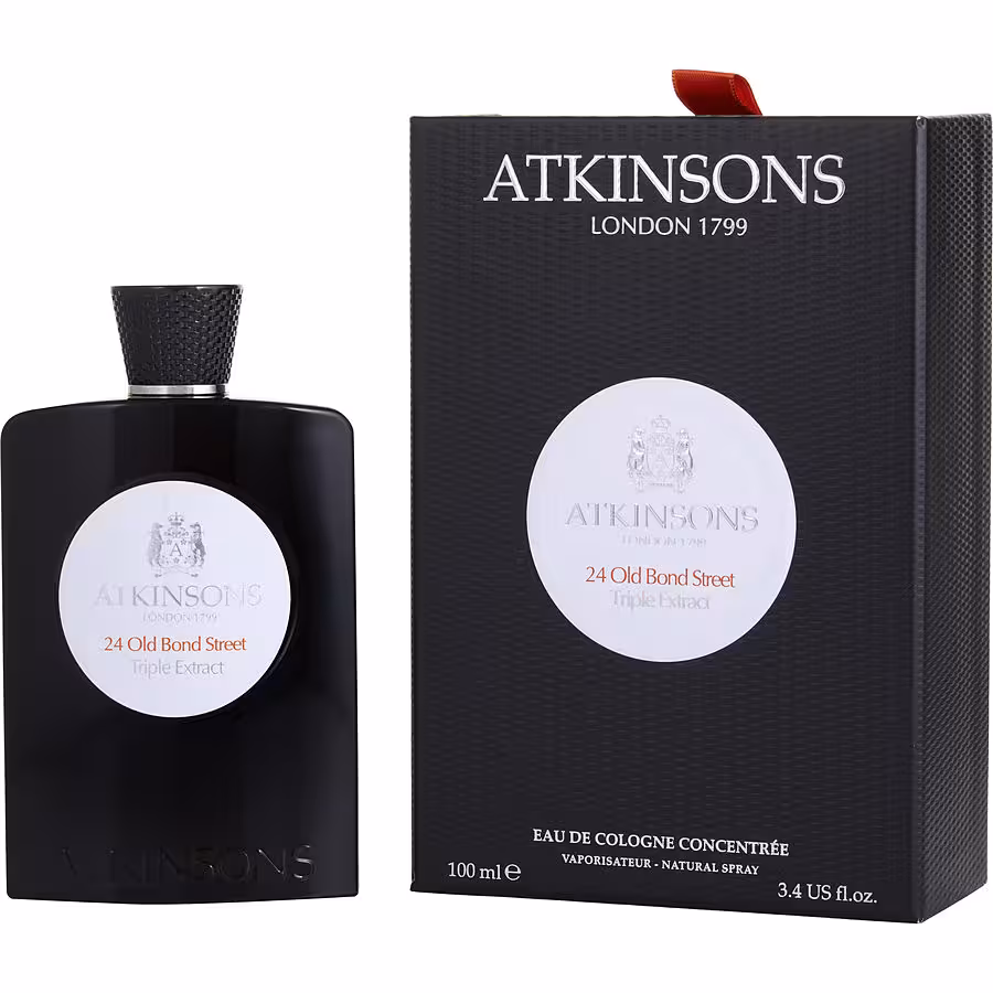 عطر و ادکلن زنانه و مردانه اتکینسونز 24 اولد بوند استریت تریپل اکسترکت ATKINSONS 24 OLD BOND STREET TRIPLE EXTRACT WOMEN AND MEN