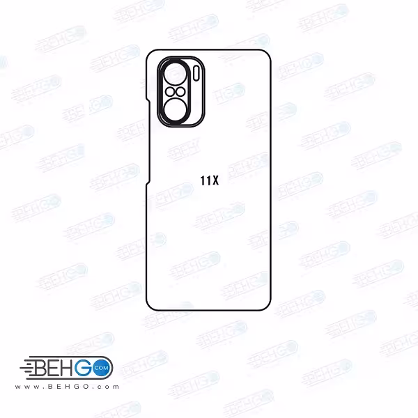 برچسب پشت گوشی شیائومی Xiaomi Mi 11X