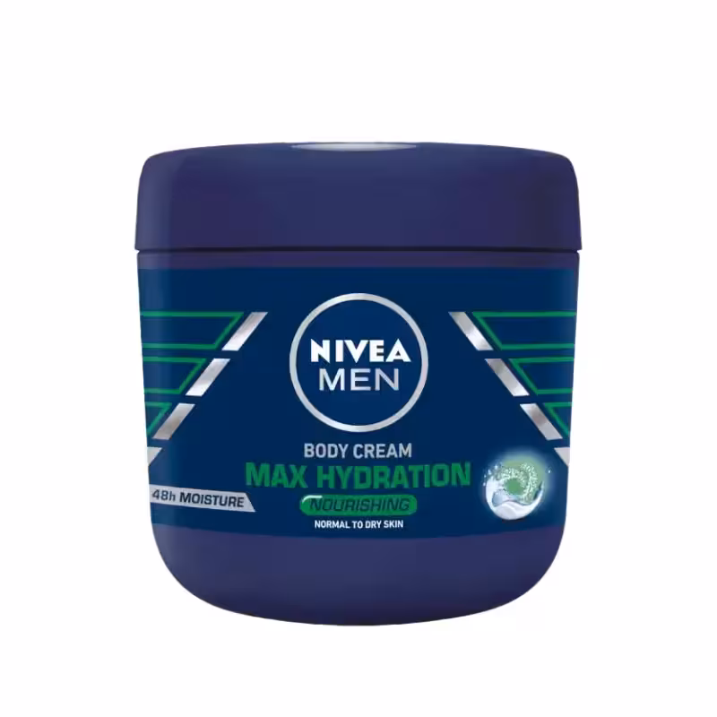 کرم بدن مردانه نیوا NIVEA مدل MAX HYDRATION حجم 400 میل