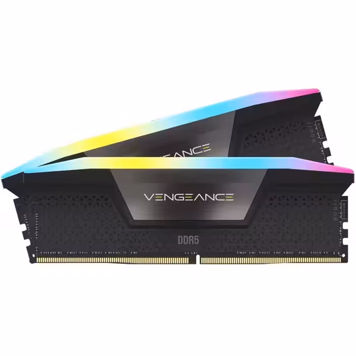 رم کامپیوتر DDR5 دو کاناله 6600 مگاهرتز CL32 کورسیر مدل VENGEANCE RGB ظرفیت 96 گیگابایت